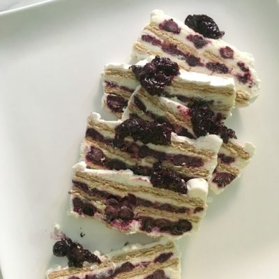 Blueberry Lemon Icebox Cake
