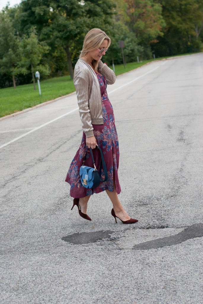 Floral Dress for Fall: Taking it from Day to Night