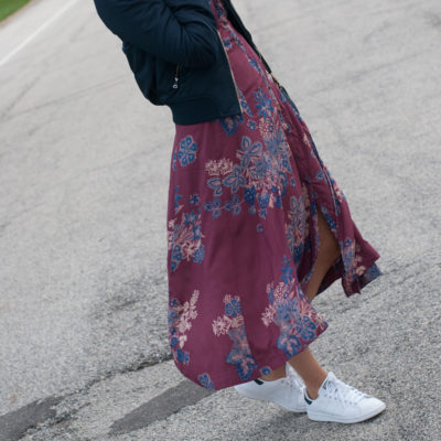 Floral Dress for Fall: Taking it from Day to Night