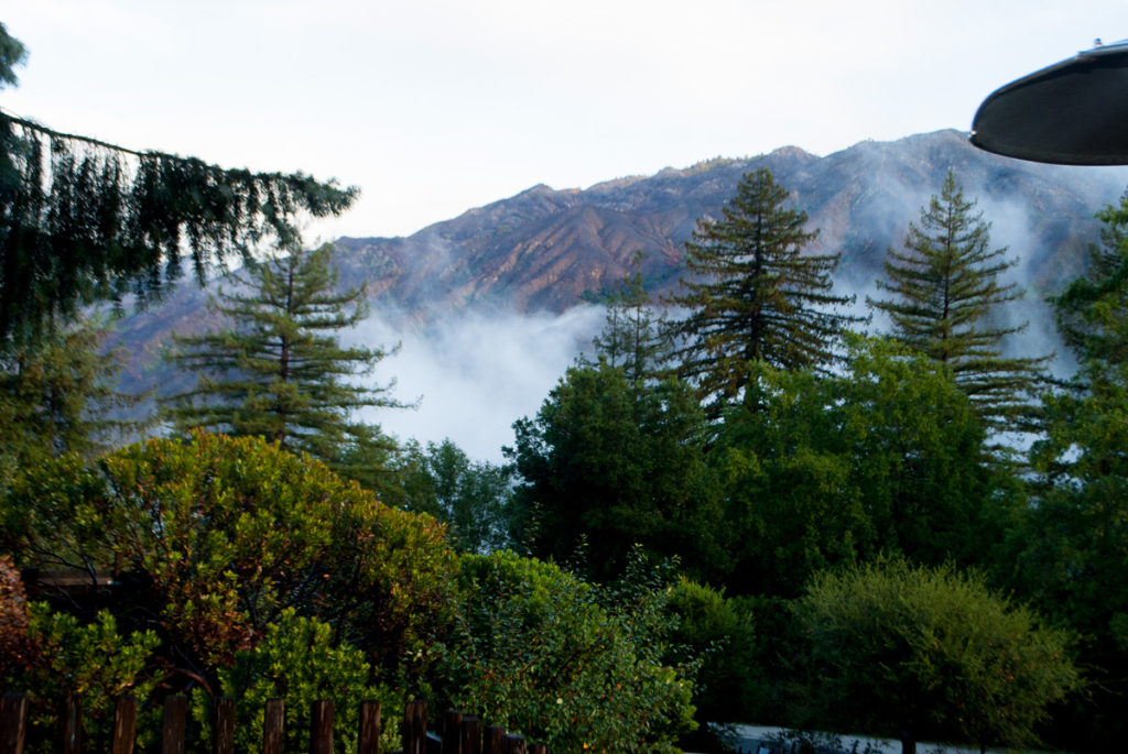 mountains mist