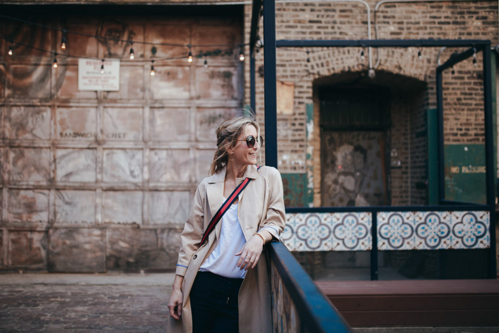 classic trench look