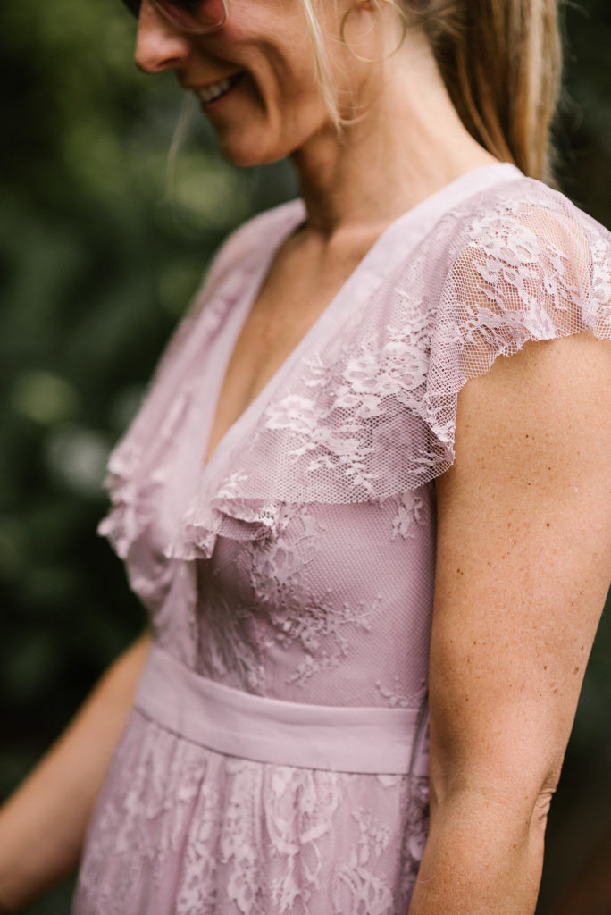 Hadley Lace Midi Dress WAYF