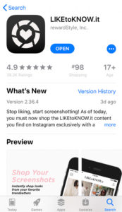 How to download and use liketoknow.it