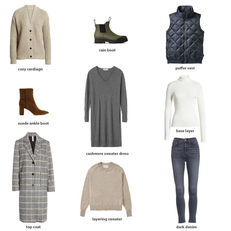 fall capsule wardrobe