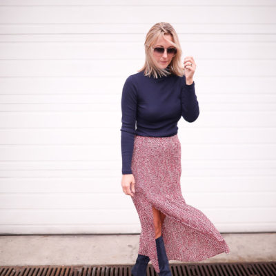 How to Style A Long Skirt