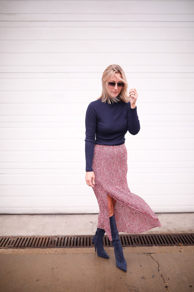How to Style A Long Skirt with boots