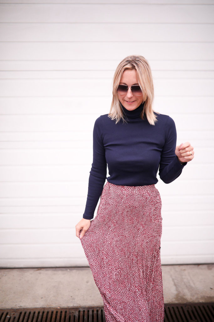 How to Style A Long Skirt