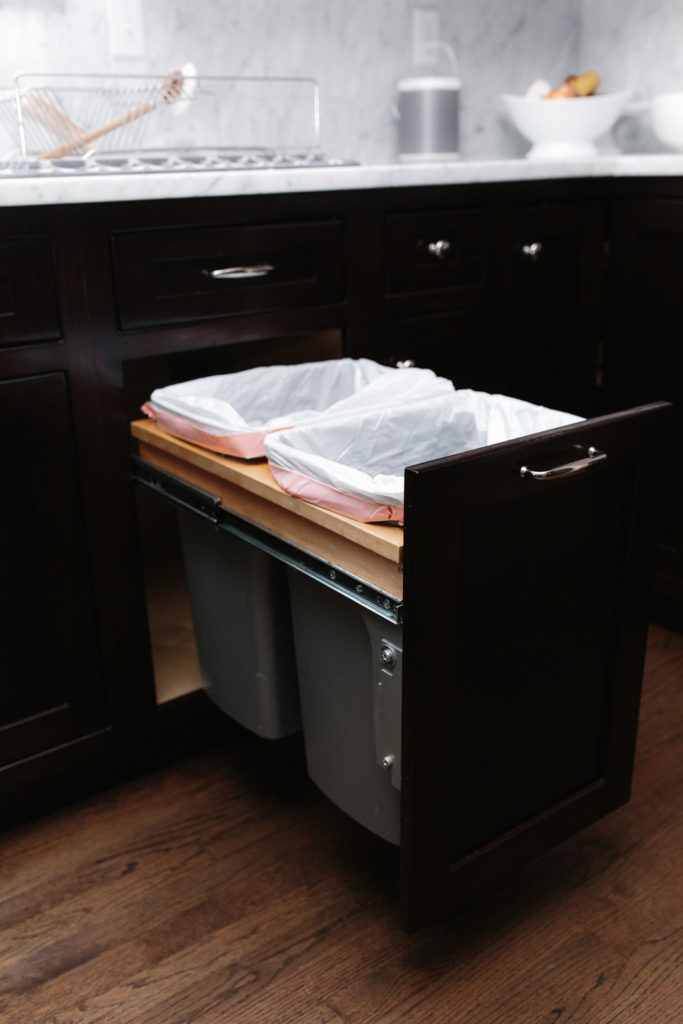 garbage cans