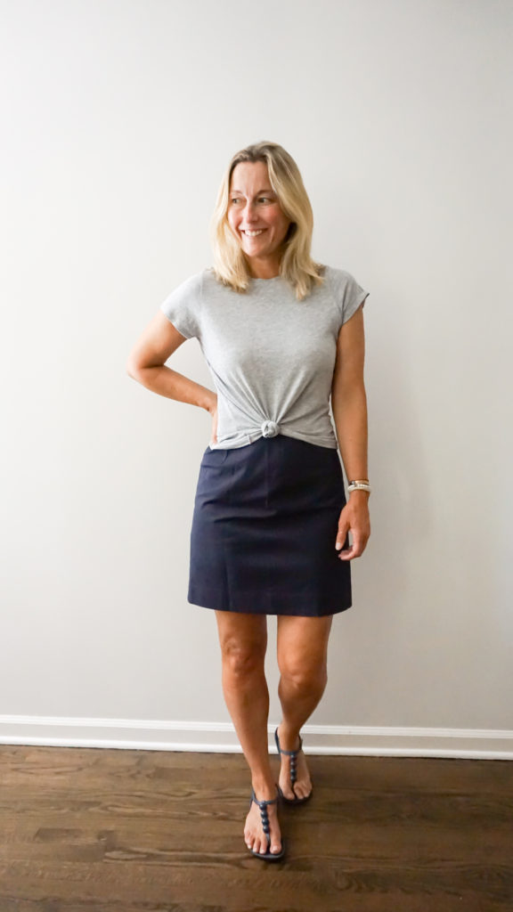 everlane Summer A-Line Skirt