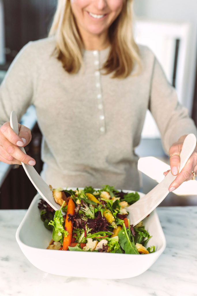 Roast Carrot and Avocado Salad with Orange and Lemon Dressing