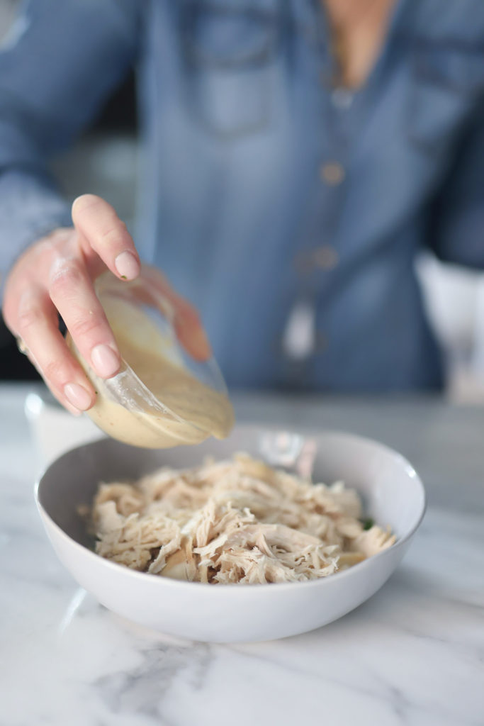 Miso-Ginger Chicken Salad ingredients