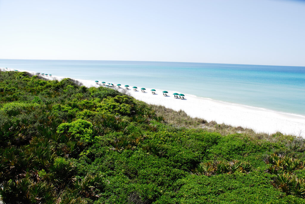 the beach at Rosemary Beach Florida